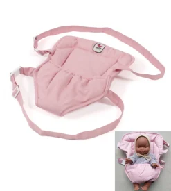 Babytrage rosa, unter anderem für die Puppen Gordi und Miniland