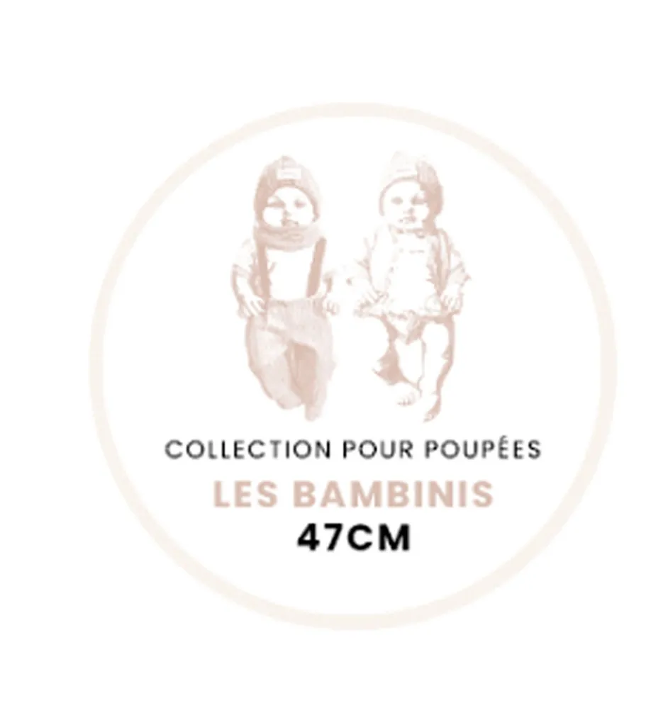 Bambinis / Pilotenanzug aus der Minikane-Kollektion mit Kapuze / Farbe Ecru