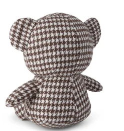 Boris-Bär im klassischen, schicken Hahnentrittmuster
