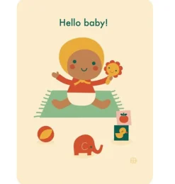 By-Bora-Karte Hallo Baby-Spielzeit
