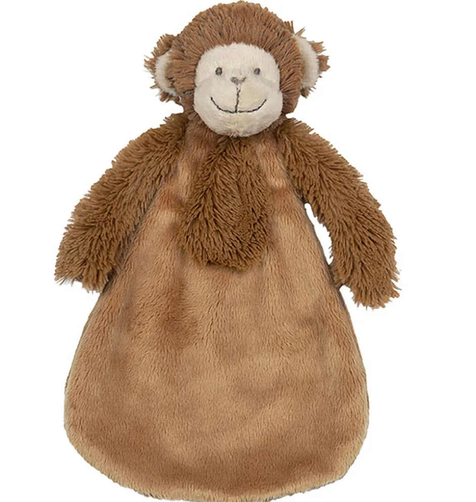 Fröhliches Pferd Kuscheltuch Affe Micha