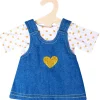 Heless Jeanskleid mit T-Shirt für Puppen von 28–35 cm