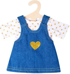 Heless Jeanskleid mit T-Shirt für Puppen von 28–35 cm