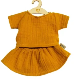 Hollie ockergelbes Kleidungsset für Gordi-Puppen