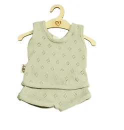 Hollie Unterwäsche-Set ajour altgrün für Gordi-Puppen