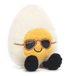 Jellycat Amüsantes gekochtes Ei, schick mit Sonnenbrille