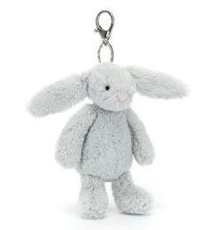 Jellycat Bashful Hase Silber / Taschenanhänger
