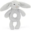 Jellycat Bashful Hasenrassel / Silber