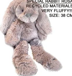Kuscheliger Hase aus recycelten Materialien von Happy Horse