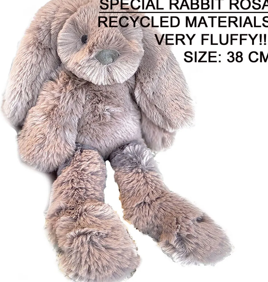 Kuscheliger Hase aus recycelten Materialien von Happy Horse