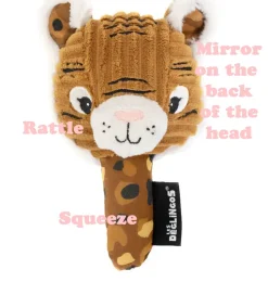 Les Déglingos Tiger Rassel mit Spiegel