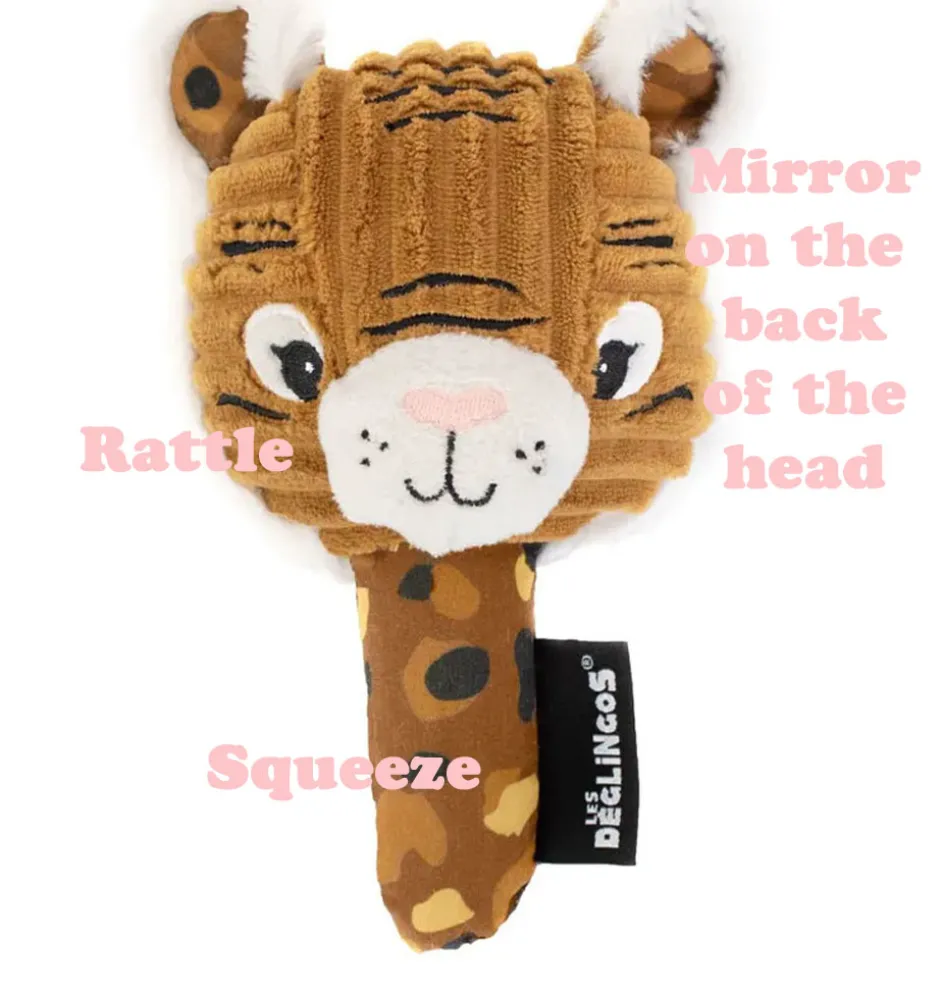 Les Déglingos Tiger Rassel mit Spiegel