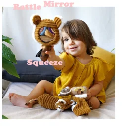 Les Déglingos Tiger Rassel mit Spiegel