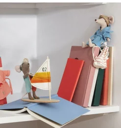 Maileg Bademantel Vater Maus Dusty Blue