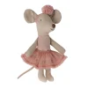 Maileg Ballerina-Maus kleine Schwester / rosa