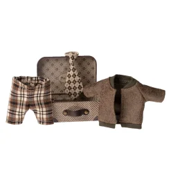 Maileg Bekleidungsset Opa Maus mit Koffer