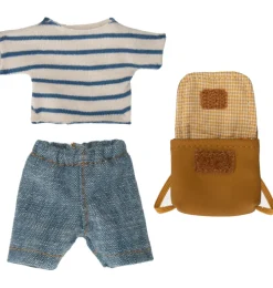 Maileg Big Brother Dreirad Maus mit Tasche