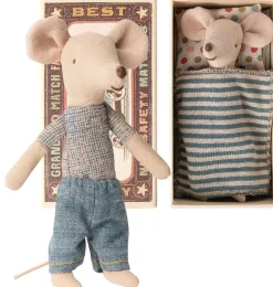 Maileg Big Brother Maus in Streichholzschachtel