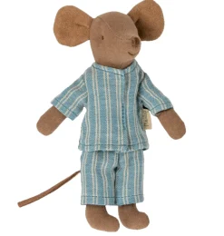Maileg Big Brother Maus mit Pyjama in Streichholzschachtel