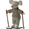 Maileg Big Brother Maus mit Skiset