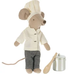 Maileg Big Brother Mauskoch mit Suppentopf und Löffel