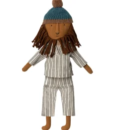 Maileg Jungle Friends Löwe mit Pyjama und Strickmütze