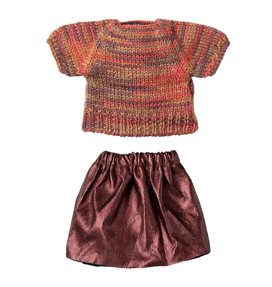 Maileg Kleidungsset Petite Couture Mutter Maus / Rock und Top