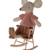 Maileg Schaukelstuhl für die Mäuse / dunkles Pulver
