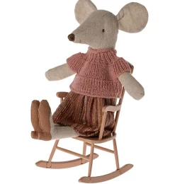 Maileg Schaukelstuhl für die Mäuse / dunkles Pulver