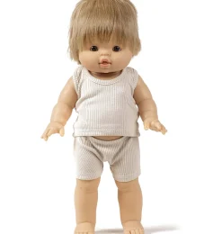 Minikane / Paola Reina Gordi Puppe Archie mit Unterwäsche / 37 cm