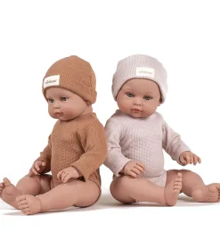 Minikane Bambinis – Ensemble mit langen Ärmeln, Andréa et bonnet und nid d'abeille pétale