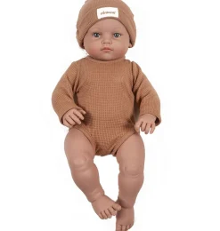 Minikane Bambinis – Ensemble mit langen Ärmeln, Andréa et bonnet und nid d'abeille pétale