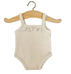 Minikane Body / Bodysuit / Unterwäsche für Gordi Puppen / Farbe Leinen nat