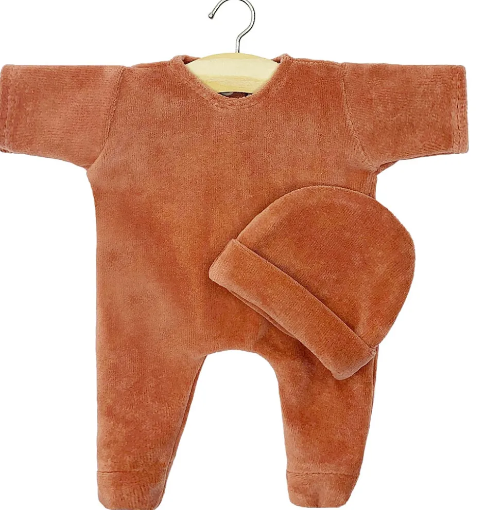Minikane Ensemble Babys Dors Bien / Velours Nikky Marsala
