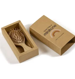 Minikane Haarbürste aus Holz in Box für Puppen