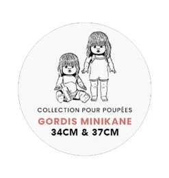 Minikane Regenmantel für Gordi-Puppen Design NAUSICAA