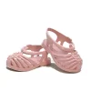 Minikane-Kunststoffsandalen für Gordi-Puppen Guimauve Marshmallow