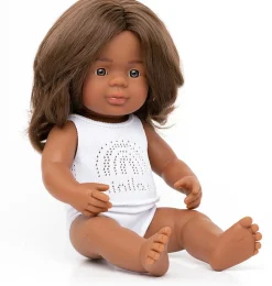Miniland Puppe Mädchen Aborigine 38 cm
