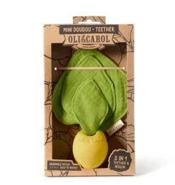 Oli & Carol John die Zitrone, Kuscheltuch und Beißspielzeug