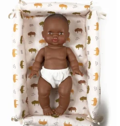 Paola Reina Babypuppe braunes Mädchen 34 cm