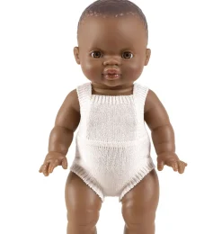 Paola Reina Babypuppe braunes Mädchen 34 cm