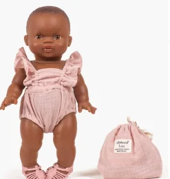 Paola Reina Babypuppe braunes Mädchen 34 cm