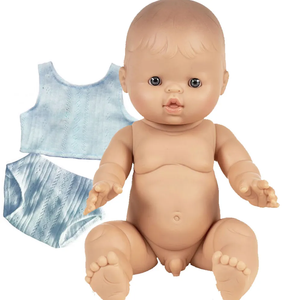 Paola Reina Babypuppenjunge mit Unterwäsche