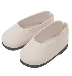 Paola Reina weiße Puppenschuhe für Amigas Puppen