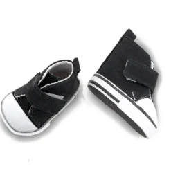 Schwarze Basketballschuhe/Sneaker für (AMIGAS) Puppen